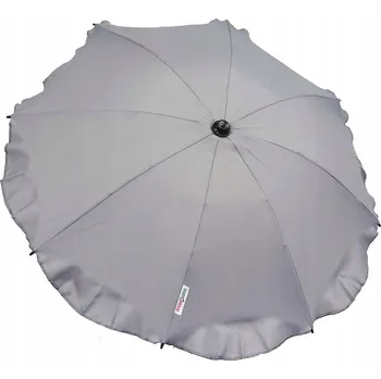 Deštník Slunečník na kočárek Bomix 64 cm stříbrný