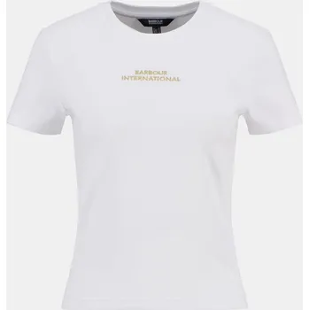 Dámské tričko Tričko Barbour International White 2929706 8 (XS)