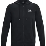 mikina pánská UNDER ARMOUR UA Essential Fleece FZ Hood, Black - XXL