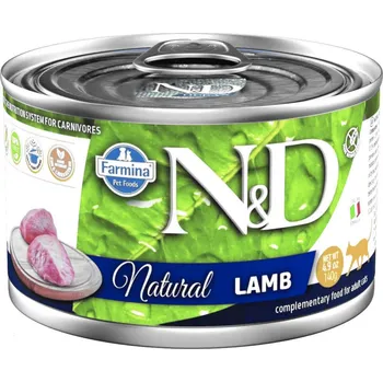 Krmivo pro kočku FARMINA N&D Cat Natural Lamb - vlhké krmivo pro kočky - 140 g