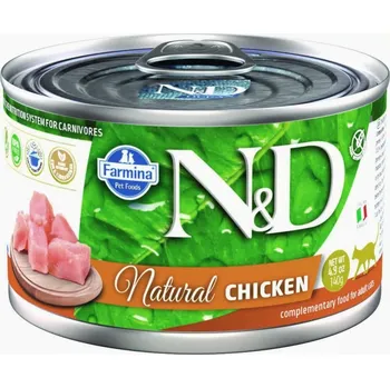 Krmivo pro kočku FARMINA N&D Cat Natural Chicken - mokré krmivo pro kočky - 140 g