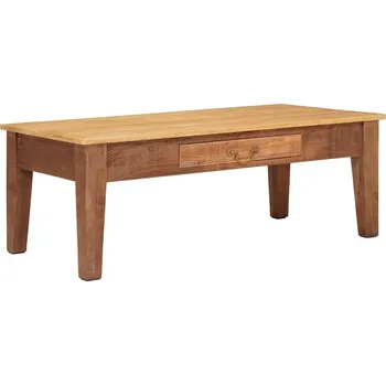 Konferenční stolek vidaXL Konferenční stolek Hnědá 110 x 55 x 40 cm Masivní mangové dřevo [42003315]