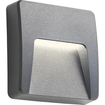 Venkovní osvětlení Redo Venkovní nástěnné LED svítidlo HOLOS 3W, 12x12 cm, IP65