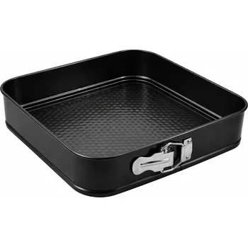 Forma na pečení SMUKEE Forma Na Dort Forma Plech na pečení ČTVEREC 27,5 x 27,5 cm ČERNÁ 711