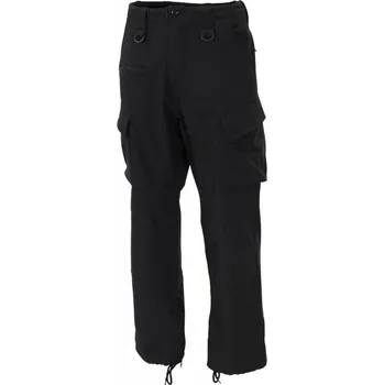 Pánská móda MFH int. comp. Kalhoty nepromokavé ALLROUND softshell ČERNÉ 3XL ČERNÁ - BLACK