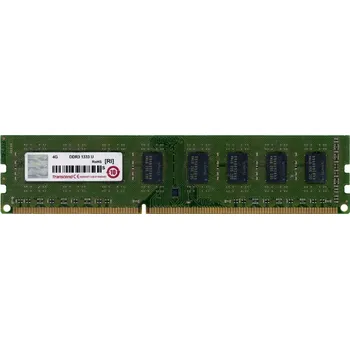 Operační paměť TRANSCEND 4GB DDR3 1333MHz PC3-10600U NON-ECC