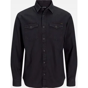 Košile Jack and Jones Black Denim 1193498 XL