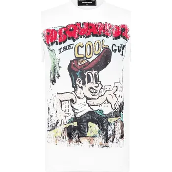 Pánské tričko Tričko DSQUARED2 White 9075903 S
