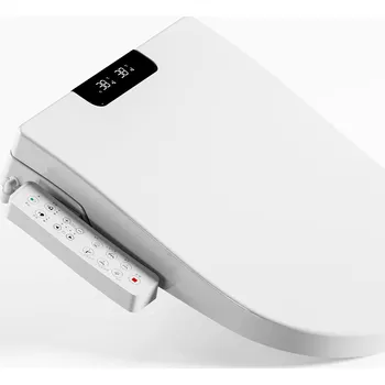 Bidet WELLBLUE Japonské elektronické bidetové sedátko s ohřevem, sprškou a bočním ovládáním – KRÁTKÝ (Tvar U)