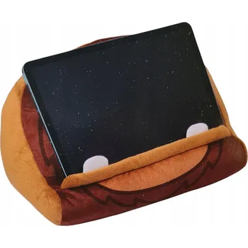 Obraz PODLOŽKA STOJÁNEK DRŽÁK PLYŠOVÝ POLŠTÁŘ POD TABLET KNIHU LEV