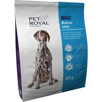 Krmivo pro psa Pet Royal Adult Medium Large 900 g EXPIRACE duben (27.4.2026)