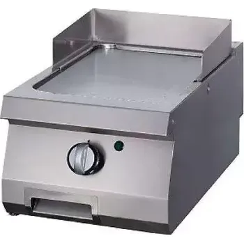 Kuchyňský gril Maxima Grilovací deska Heavy Duty Smooth Chrome - plynová - pro jednu jednotku - hloubka 70 cm | 09395998