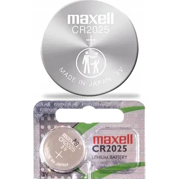 Článková baterie 1x Knoflíková baterie 2025 lithiová Maxell 3V
