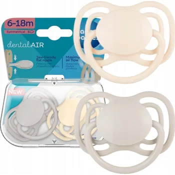 dudlíky Canpol babies symetrický silikonový Dudlík 6 měsíců +