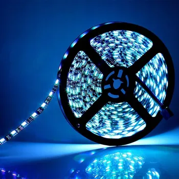 LED páska RGB LED pásek sada 5M, LED pásek SMD5050 s přijímačem + ovládání přes aplikaci, 5V 10W