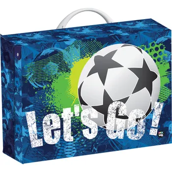 Školní kufřík Kufřík lamino hranatý A4 OXY GO - fotbal