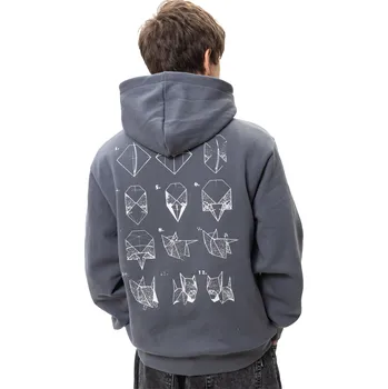 Pánská mikina Mikina S Kapucí Ripndip Origami - L