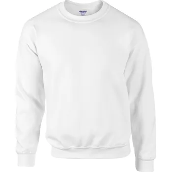 Oblečení a móda GILDAN Mikina DryBlend Crew Neck BÍLÁ