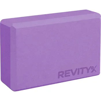 REVITY Pěnový blok na jógu EVA hab - 1 ks NO SIZE FIALOVÁ