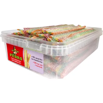 Cukrovinka Pedro Kyselé duhové pásky 1750g DMT 4/2025