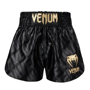 Pánské legíny Venum Contender XT Muay Thai Shorts – Black/Gold Velikost: M
