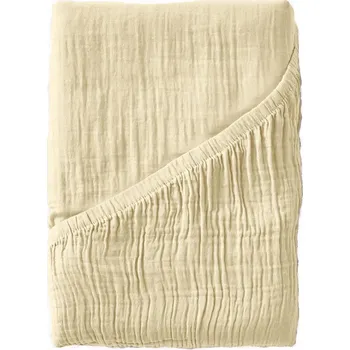 Prostěradlo Prostěradlo mušelínové s gumou 160x200 z měkkého 100% bavlněného mušelínu