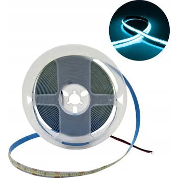 LED páska LED pásek COB 480 LED/m 24V barva Ice blue (ledově modrá) - světelná linie 1m