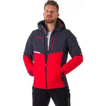 Pánská lyžařská bunda NORTHFINDER-MYLO-590-steelbluered Modrá S