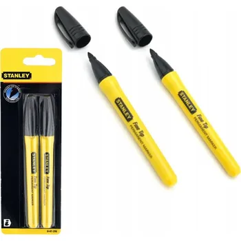 Permanentní popisovač černý Stanley 2 ks