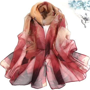 Šála B-TOP Dámský elegantní šátek - červená