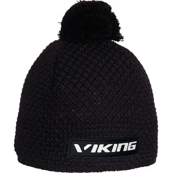 Čepice Viking čepice beanie černá, univerzální velikost
