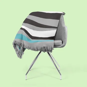 deka BAVLNĚNÁ DEKA 150x200 TROJÚHELNÍKY MODRÁ INSPIRACE