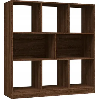 Knihovna Regál hnědý dub 97,5 x 29,5 x 100 cm z dřevotřísky