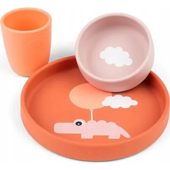 dětská jídelní sada Silikonová sada nádobí Done By Deer