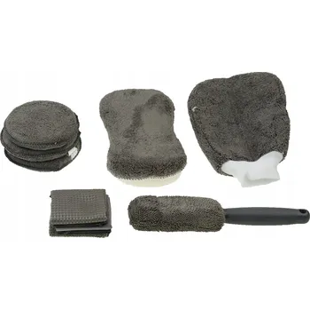 Mycí kartáč na vozidlo SADA PŘÍSLUŠENSTVÍ PRO DETAILING MIKROVLÁKNO HOUBIČKA