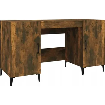 Psací stůl Počítačový stůl industriální styl kouřový dub 140x50x75 cm