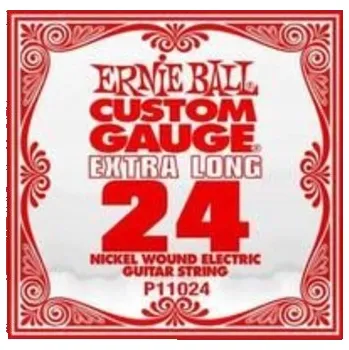 Strunný nástroj Struna Ernie Ball Slinky Extra Long Scale .024w
