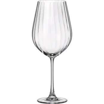 Sklenice Bohemia Crystal Sklenice červené víno Columba Optic 850ml (set po 6ks)