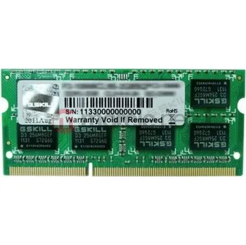 Operační paměť G.Skill 4GB DDR3-1600 SQ memory module 1 x 4 GB 1066 MHz