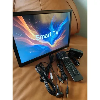 Televizor LED Televize NVOX TV přenosná televize NVOX HDMI H.265 HEVC DVB-T2 15,4" Full HD černá