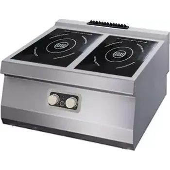 Vařič Maxima Indukční vařič pro vysoké zatížení - 2 hořáky - elektrický - dvojitá jednotka - hloubka 70 cm | 09398201