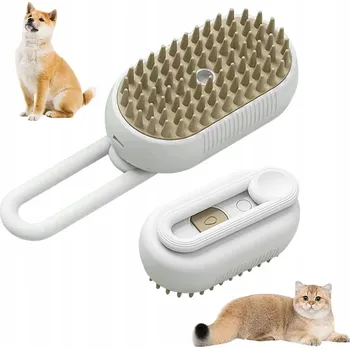 Kosmetika pro psa KARTÁČ MASÁŽNÍ PŘÍSTROJ PRO PSY A KOČKY: PARNÍ ELEKTRICKÝ NA SRST PRO PÉČI