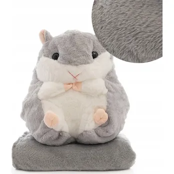 Dětská deka Plyšová Hračka KŘEČEK s dekou 100x160 cm. Deka s maskotkou 3v1: deka, plyšová hračka, polštář