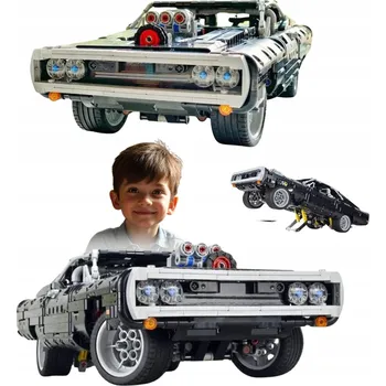 ostatní stavebnice DODGE CHARGER STAVEBNICE S MOTIVEM RYCHLE A ZBĚSILE, 1077 DÍLKŮ