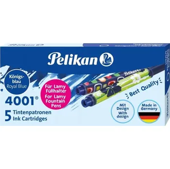 Modré bombičky Pelikan 5 ks