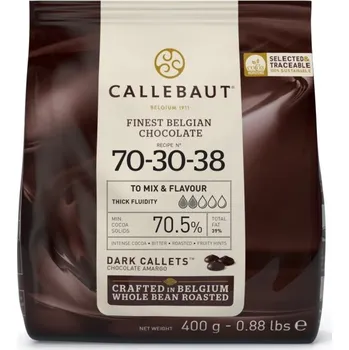 Čokoláda Hořká čokoláda 70,5 % – čokoládové pecičky Callets™ 400 g | Callebaut