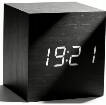 Hodiny DŘEVĚNÝ BUDÍK DIGITÁLNÍ HODINY LED Displej