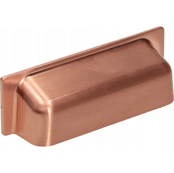 Nábytkové kování Nábytková úchytka mušle GAMET UP11 měď lesklá 64mm