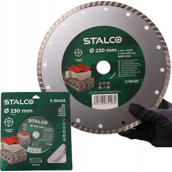 Řezný kotouč Diamantový kotouč Stalco 230 mm pro řezání betonu, cihel a kamene