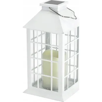 Stojací lampa Solární lampa LED lucerna bílá teplá barva 2700K